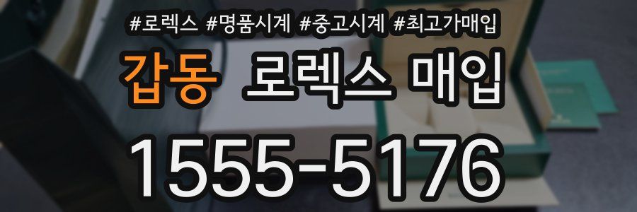 갑동 로렉스 매입