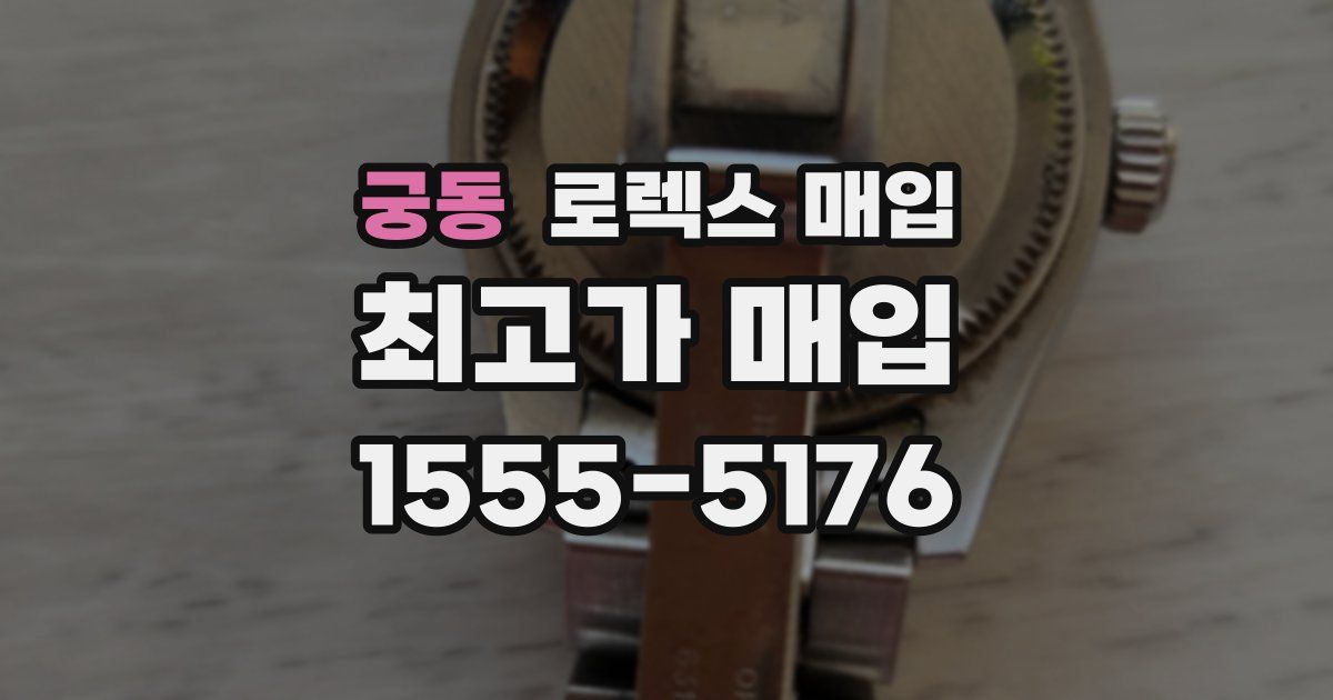 궁동 로렉스 매입