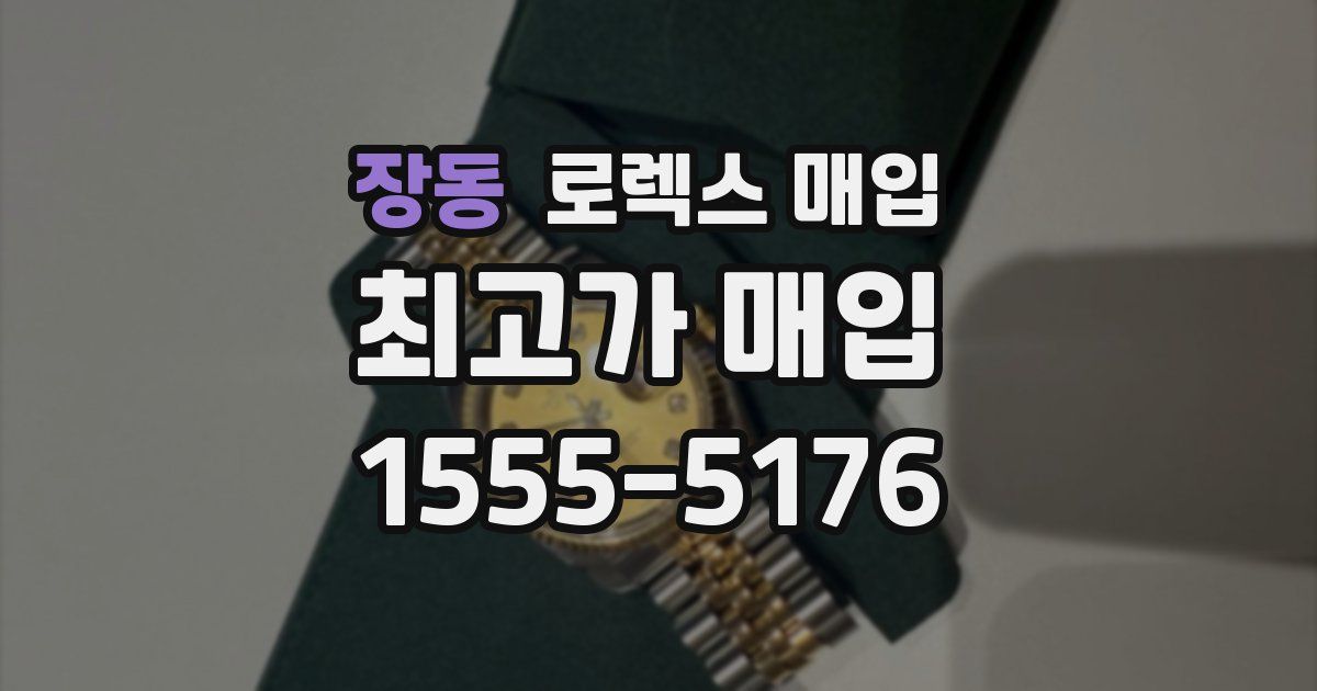 장동 로렉스 매입