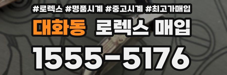 대화동 로렉스 매입