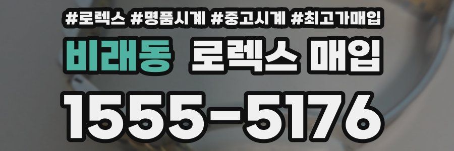 비래동 로렉스 매입