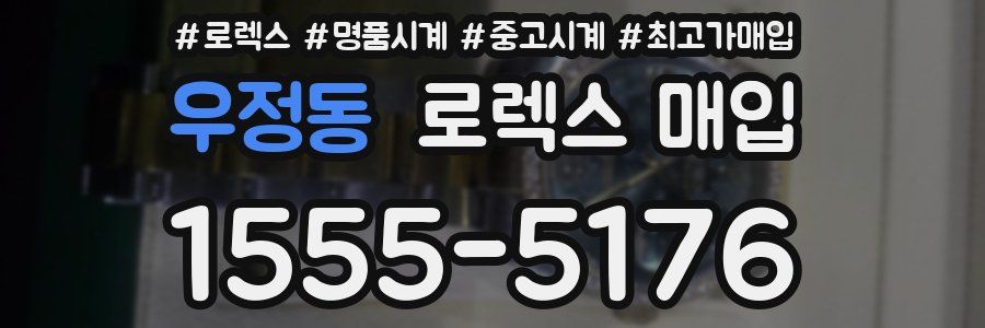우정동 로렉스 매입