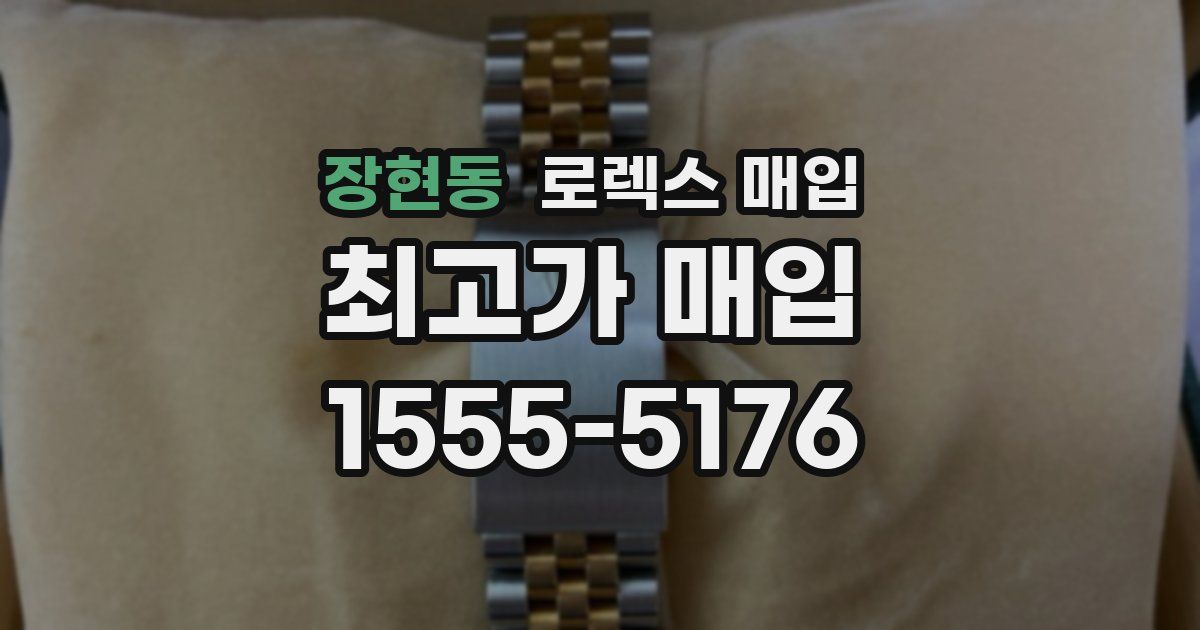 장현동 로렉스 매입