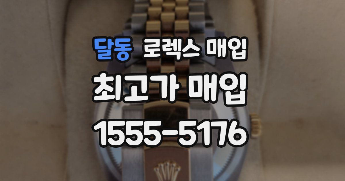 달동 로렉스 매입