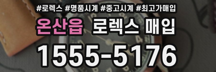 온산읍 로렉스 매입
