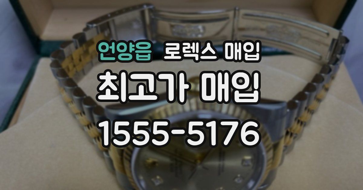 언양읍 로렉스 매입