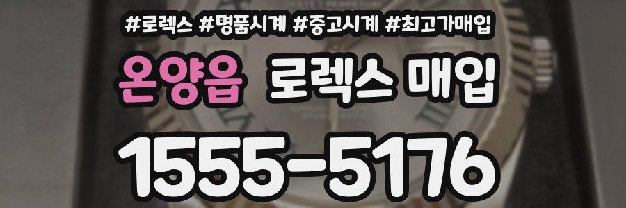 온양읍 로렉스 매입