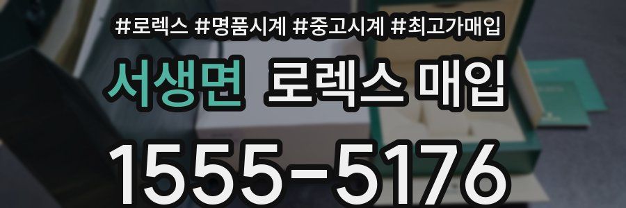 서생면 로렉스 매입