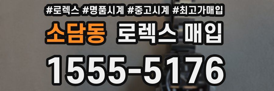 소담동 로렉스 매입