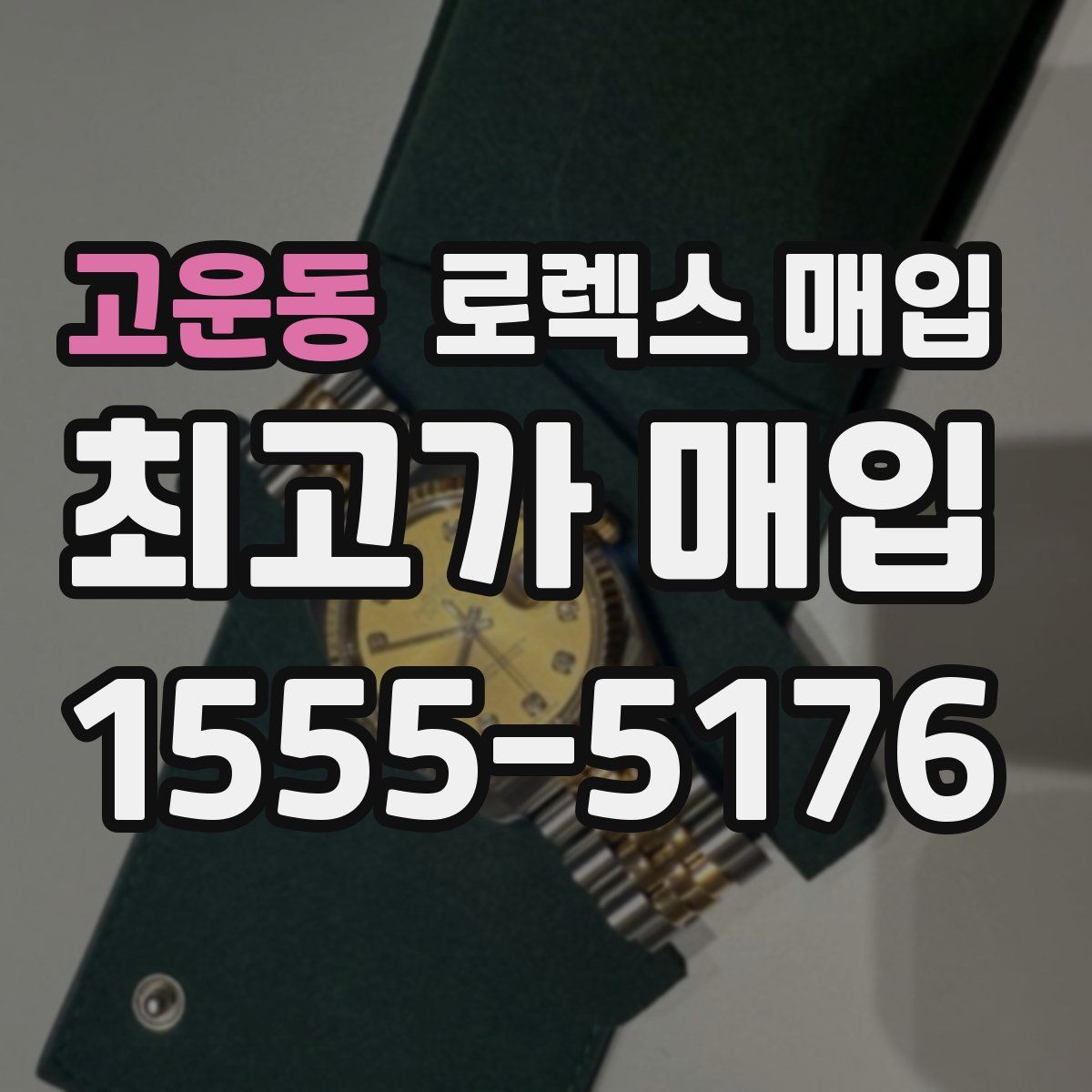 고운동 로렉스 매입