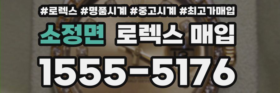 소정면 로렉스 매입