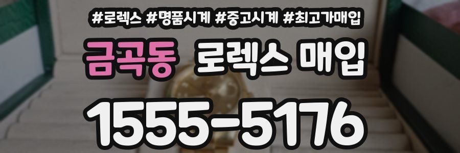 금곡동 로렉스 매입