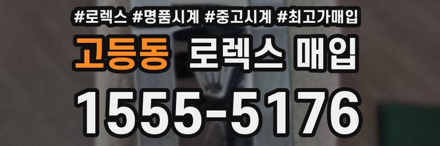 고등동 로렉스 매입