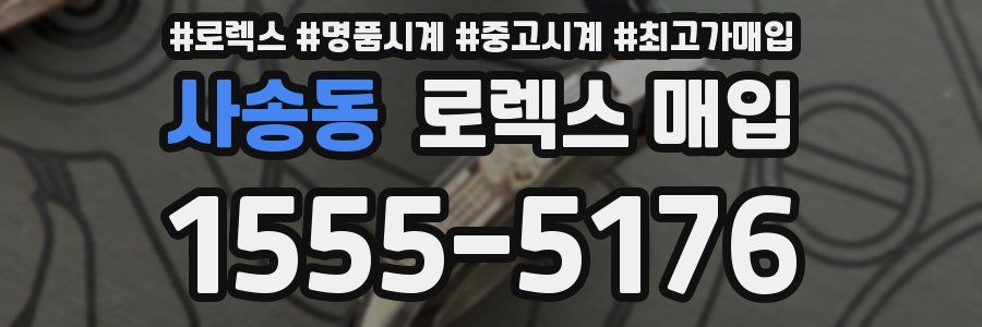 사송동 로렉스 매입