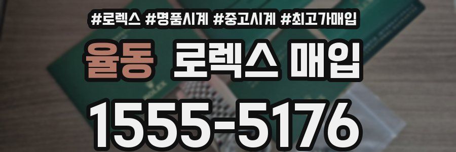 율동 로렉스 매입