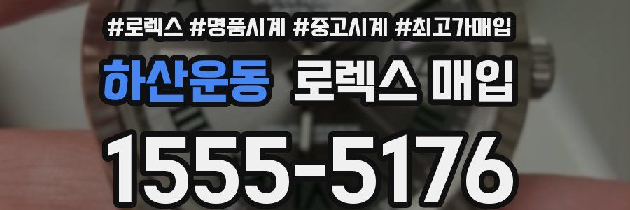 하산운동 로렉스 매입