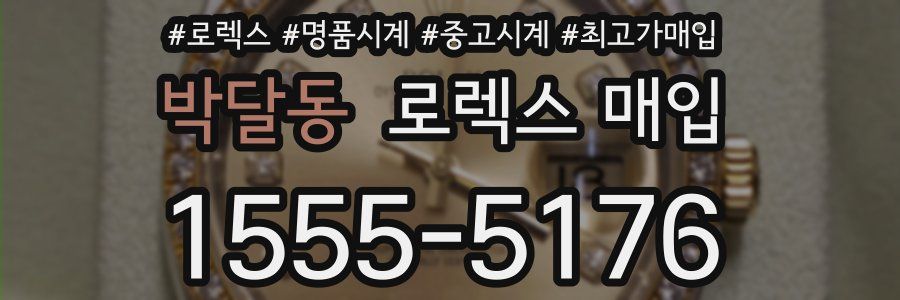박달동 로렉스 매입