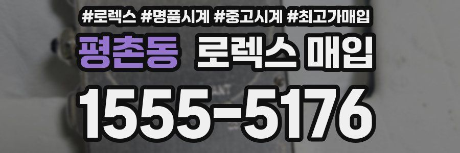 평촌동 로렉스 매입