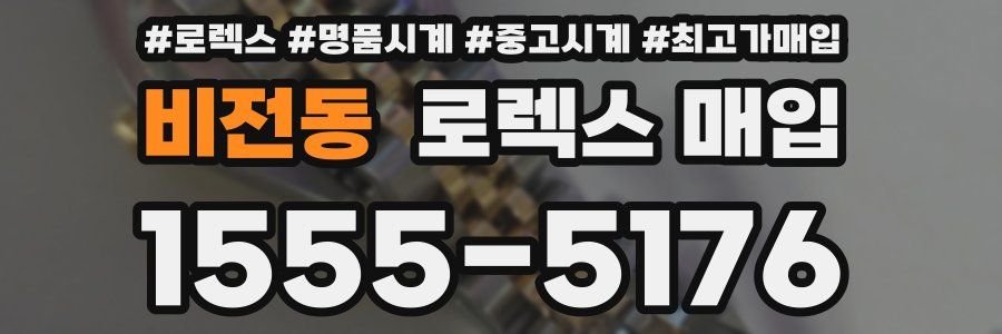 비전동 로렉스 매입