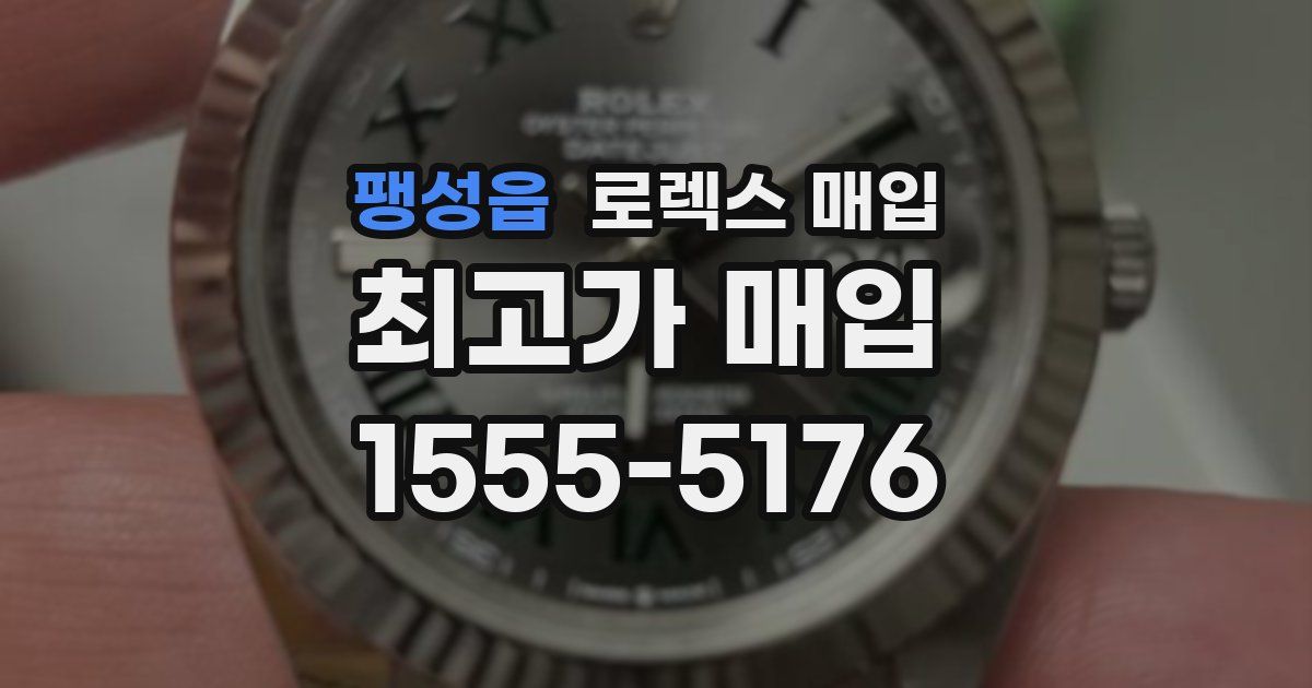 팽성읍 로렉스 매입