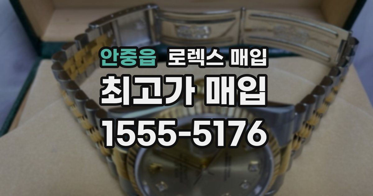 안중읍 로렉스 매입