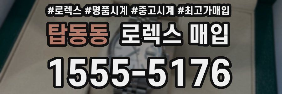 탑동동 로렉스 매입