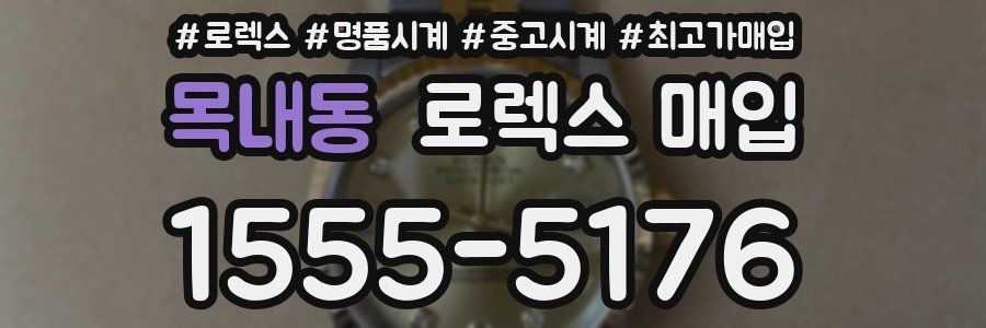 목내동 로렉스 매입