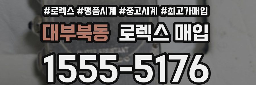 대부북동 로렉스 매입