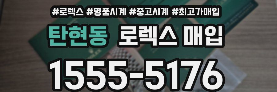 탄현동 로렉스 매입