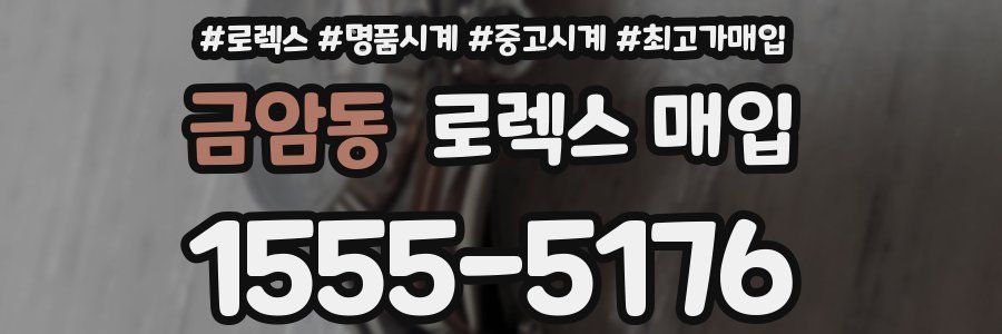 금암동 로렉스 매입