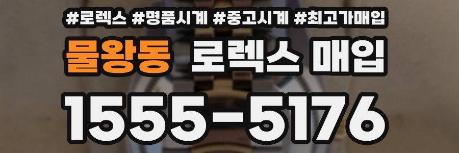 물왕동 로렉스 매입
