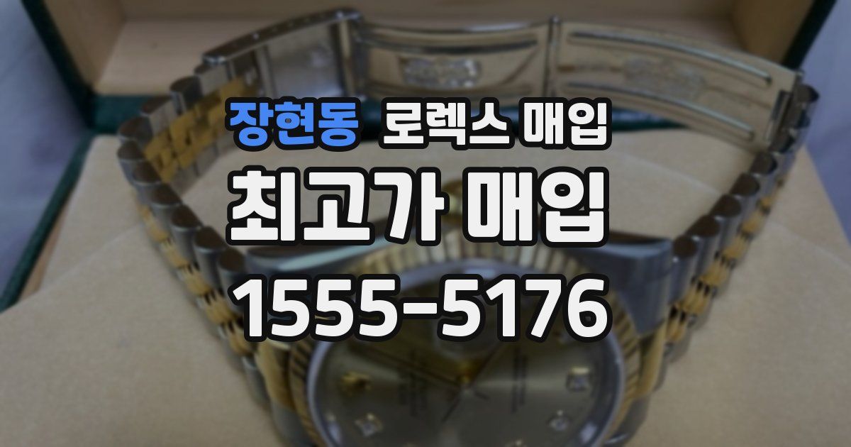 장현동 로렉스 매입