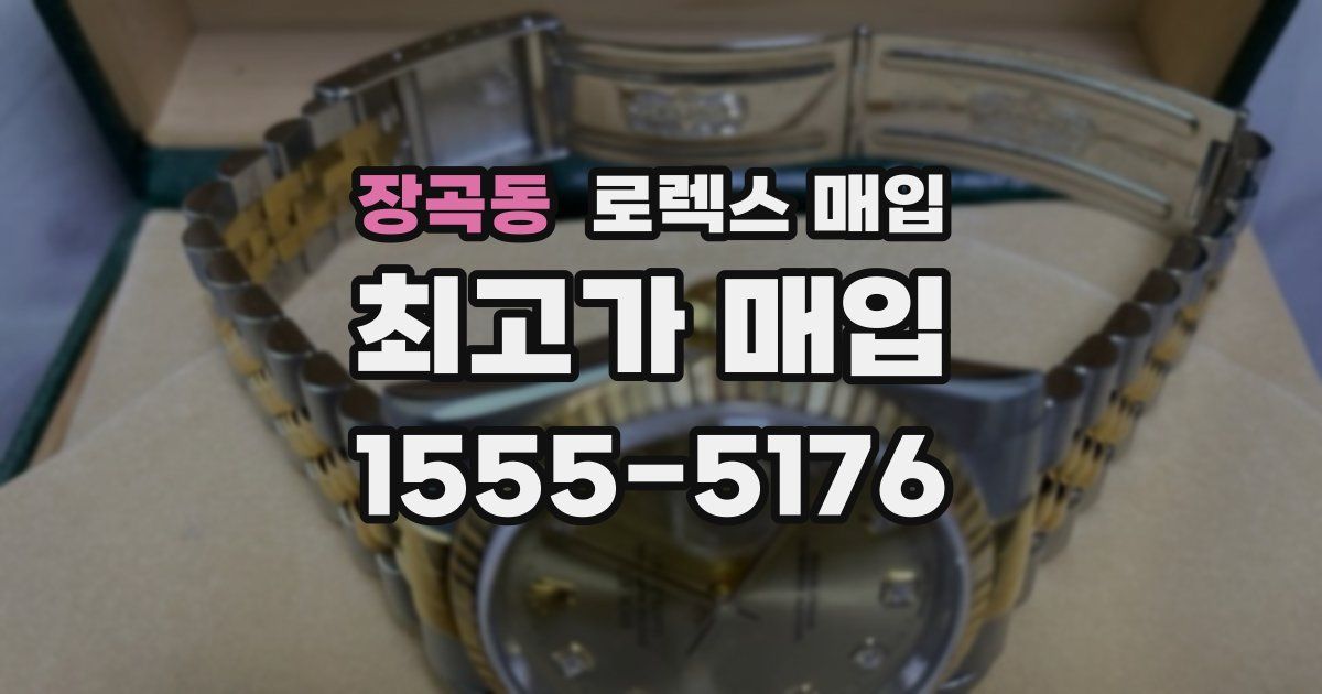 장곡동 로렉스 매입