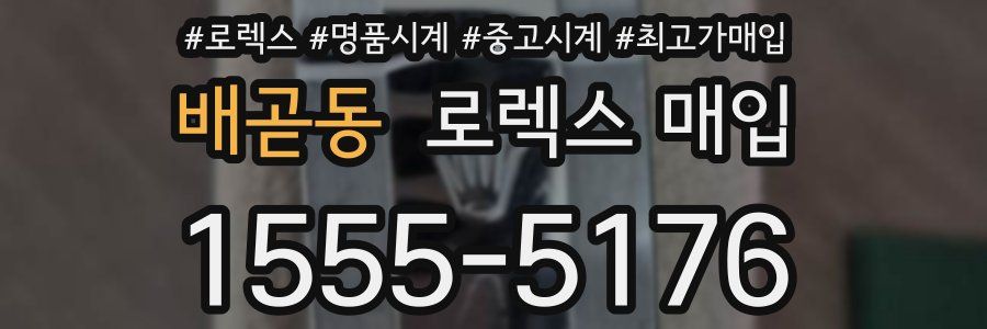 배곧동 로렉스 매입