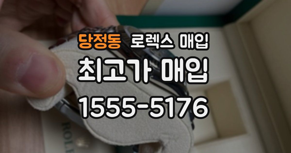 당정동 로렉스 매입