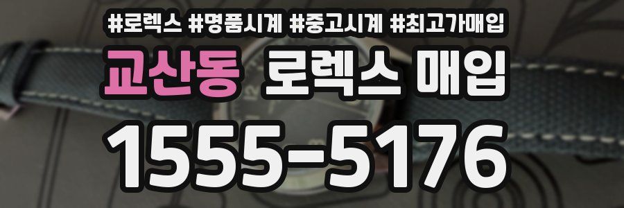 교산동 로렉스 매입