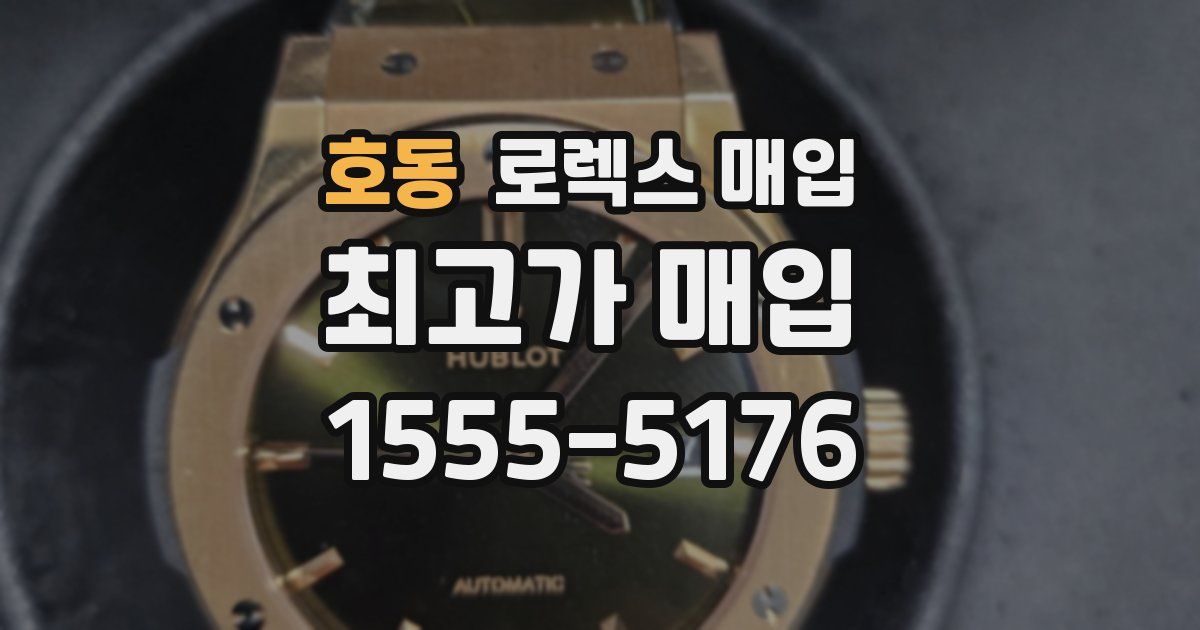 호동 로렉스 매입