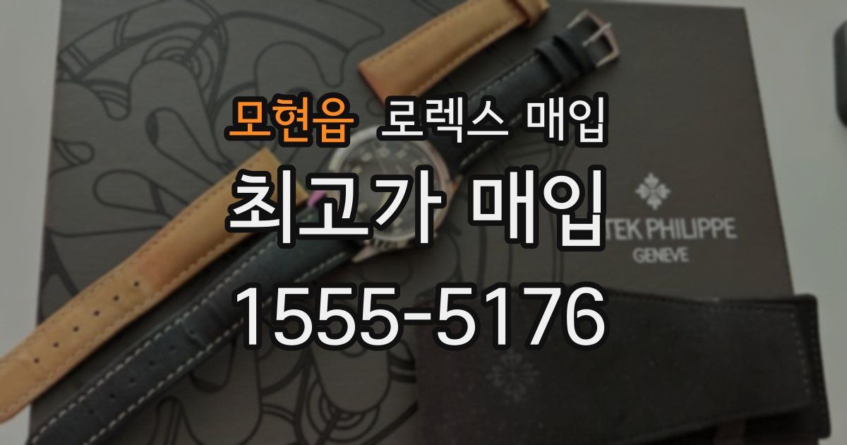 모현읍 로렉스 매입