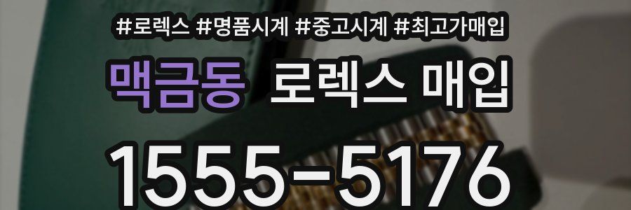 맥금동 로렉스 매입