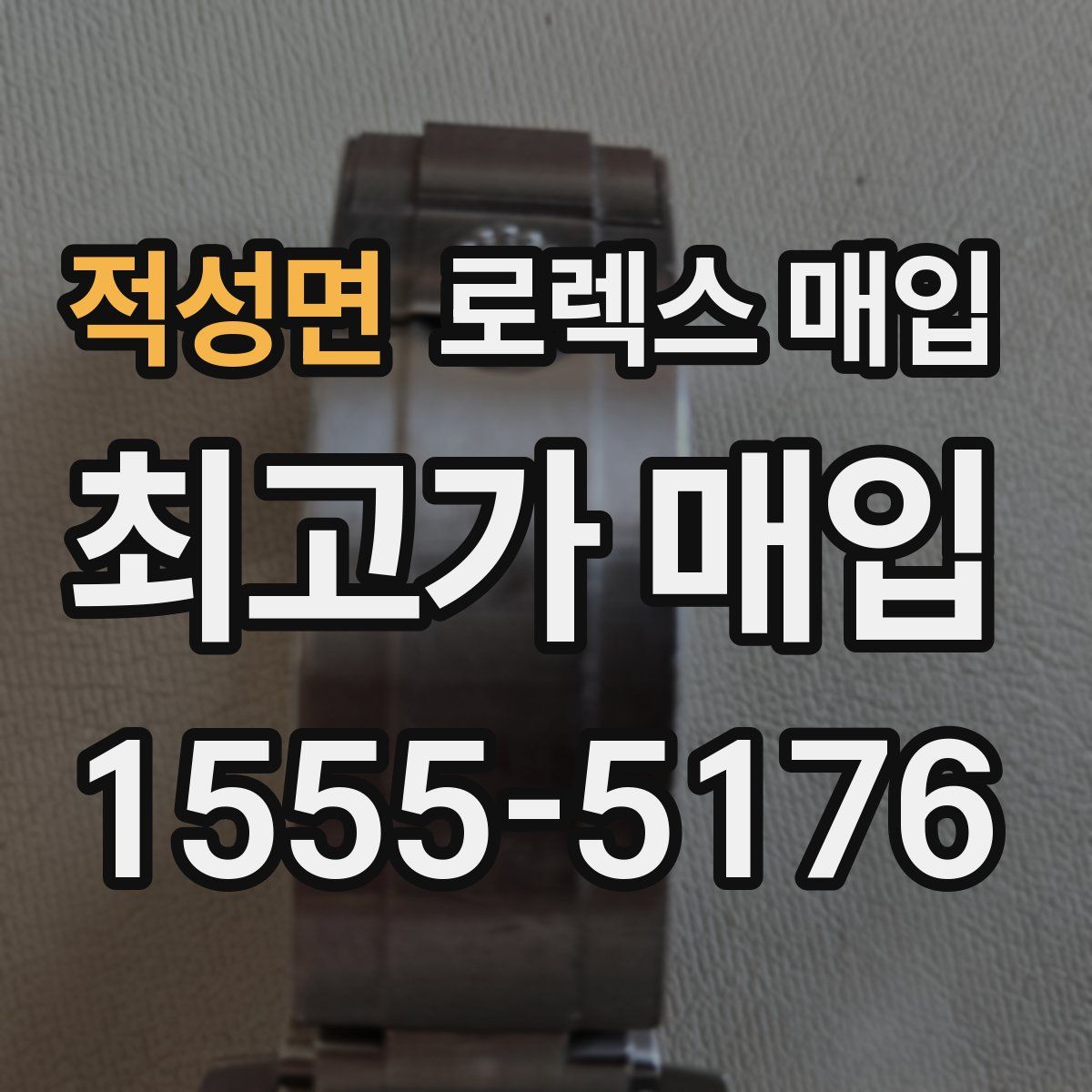 적성면 로렉스 매입