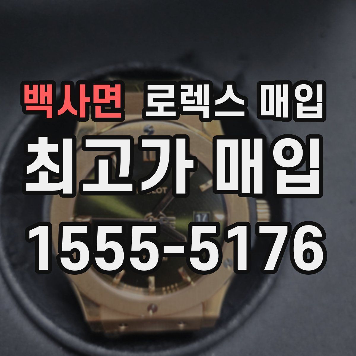 백사면 로렉스 매입