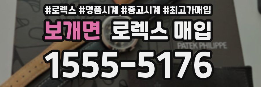 보개면 로렉스 매입