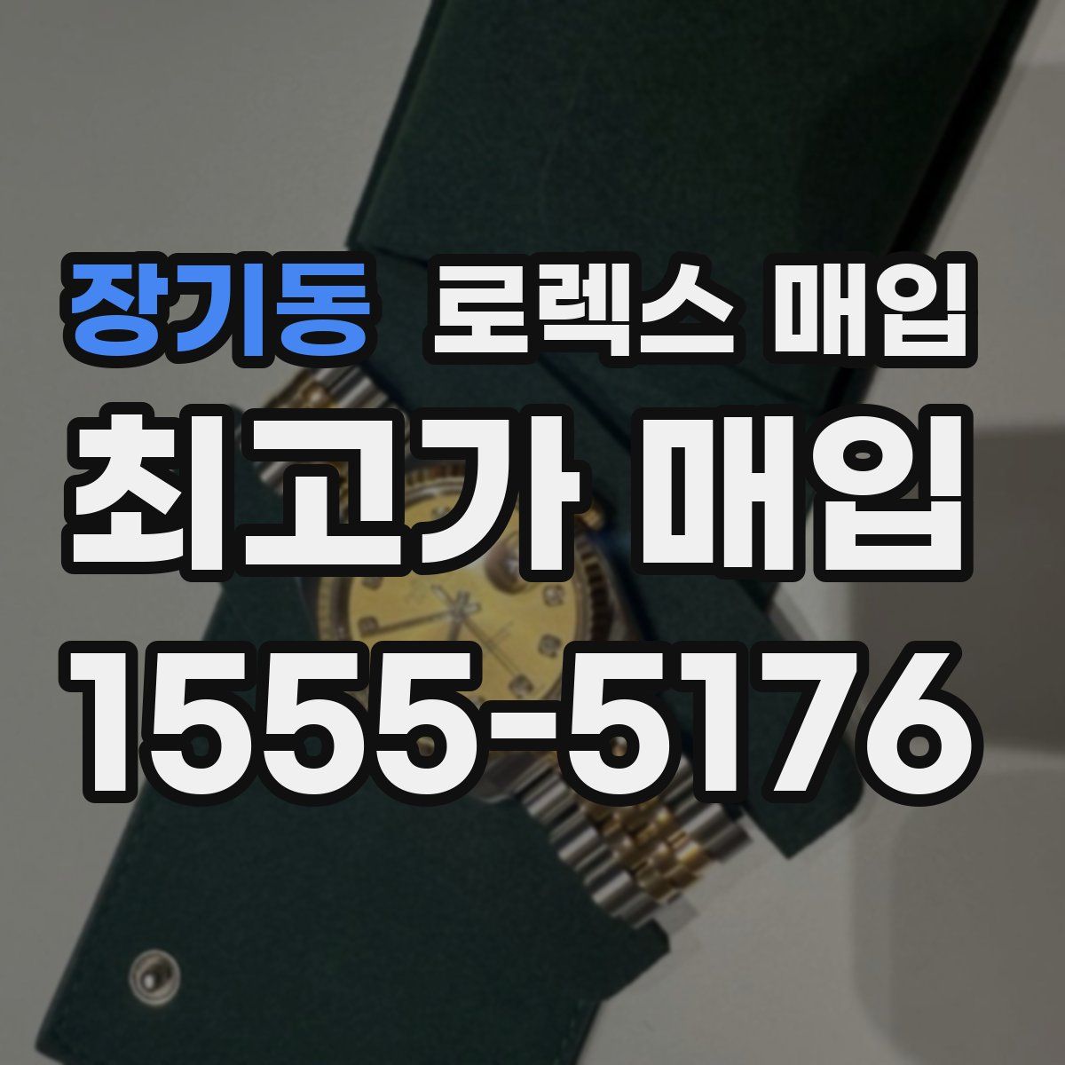 장기동 로렉스 매입