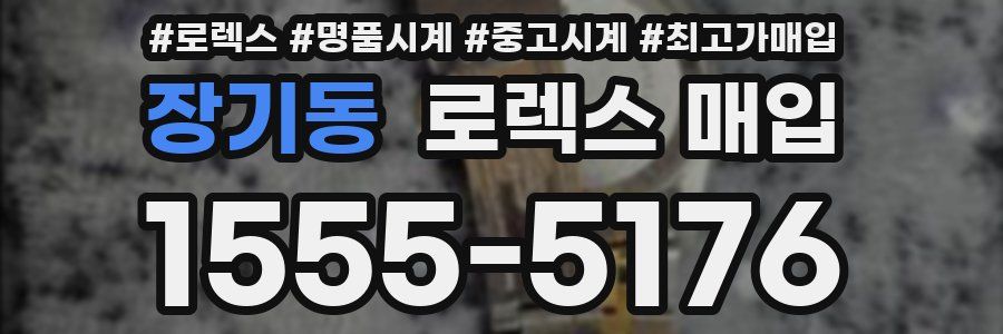장기동 로렉스 매입