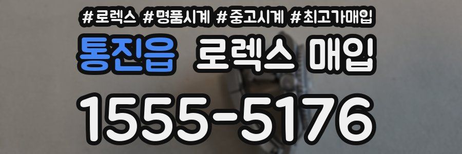 통진읍 로렉스 매입