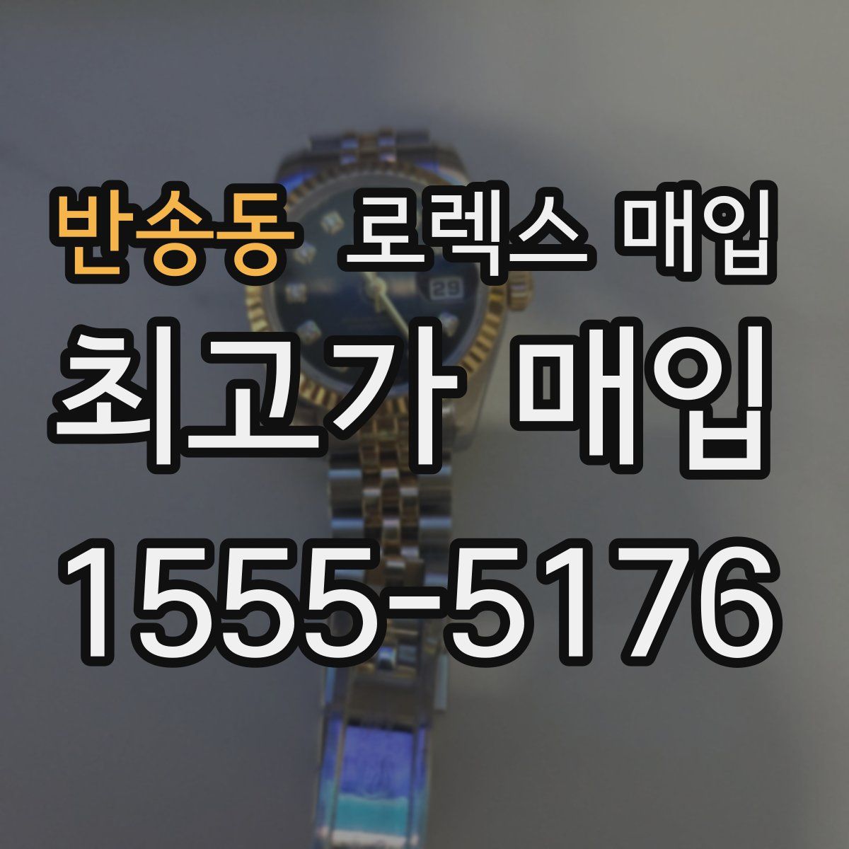 반송동 로렉스 매입