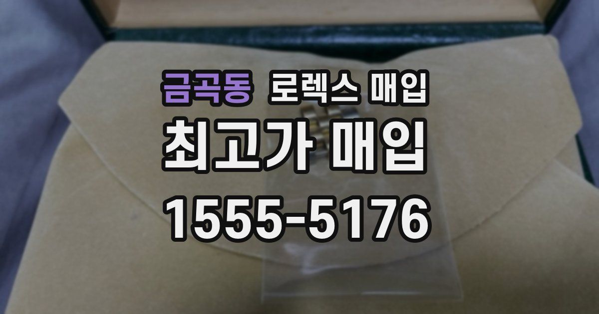 금곡동 로렉스 매입