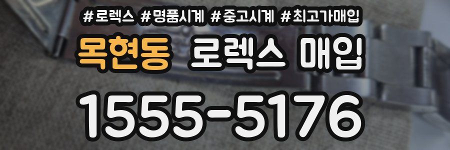 목현동 로렉스 매입