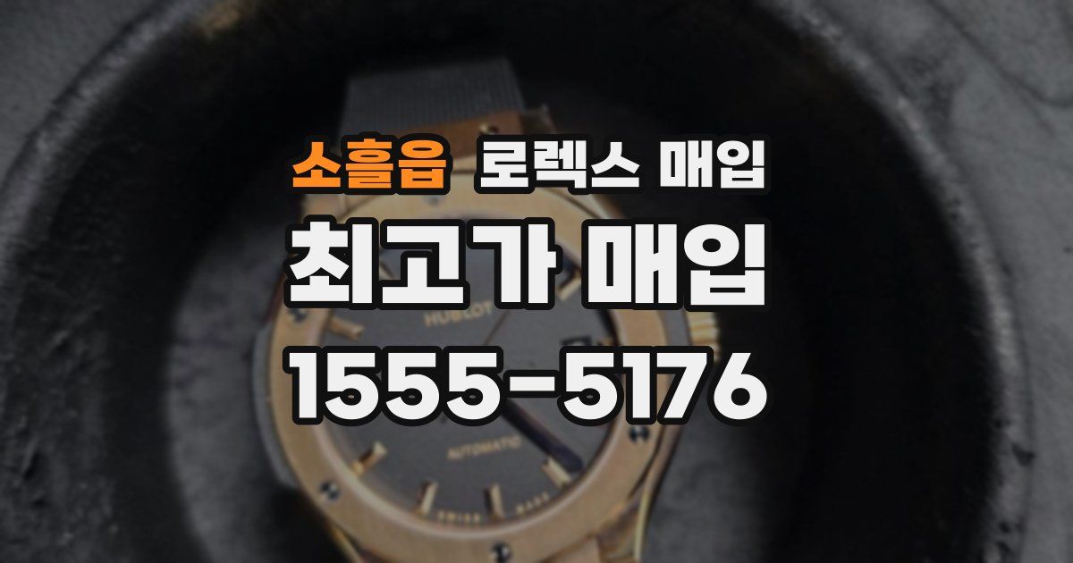 소흘읍 로렉스 매입