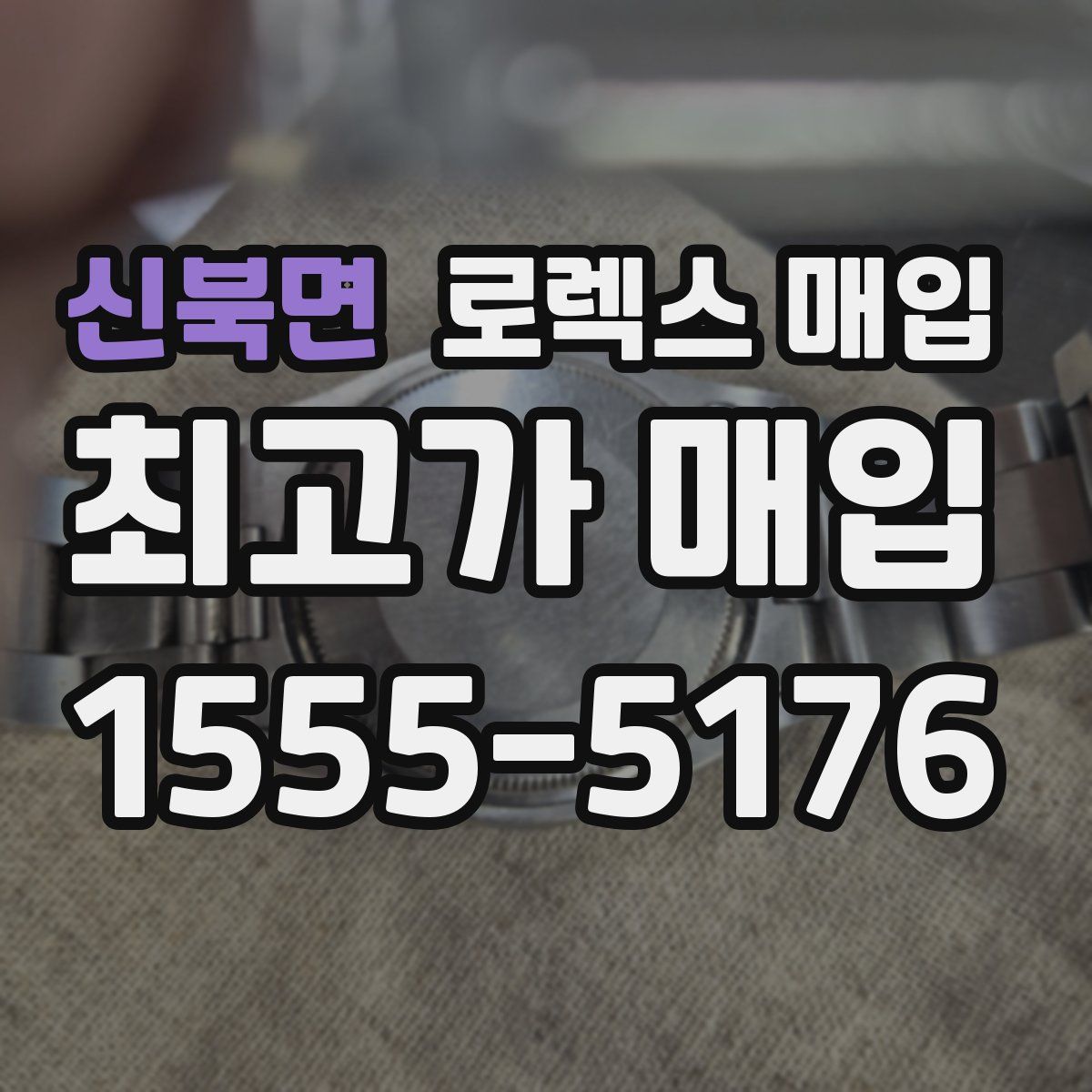 신북면 로렉스 매입